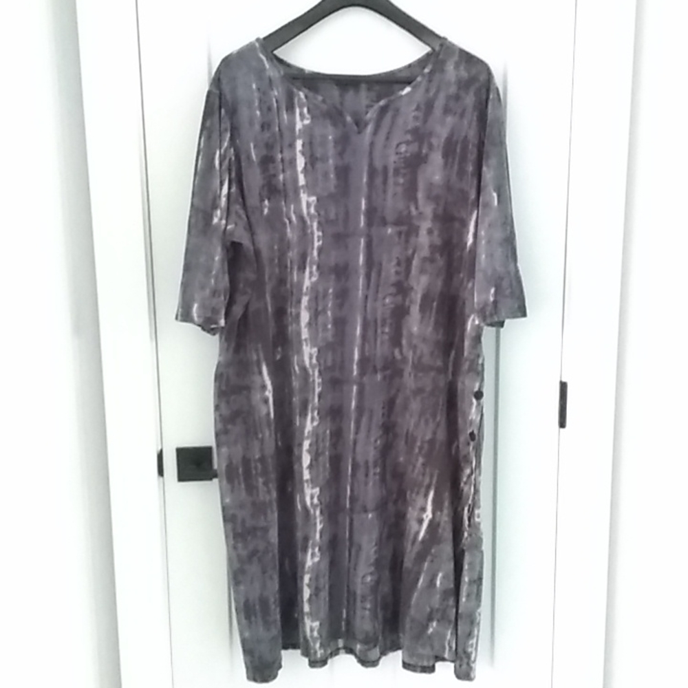 Ulla Popken Tie Die Robe/Housecoat size 20/22